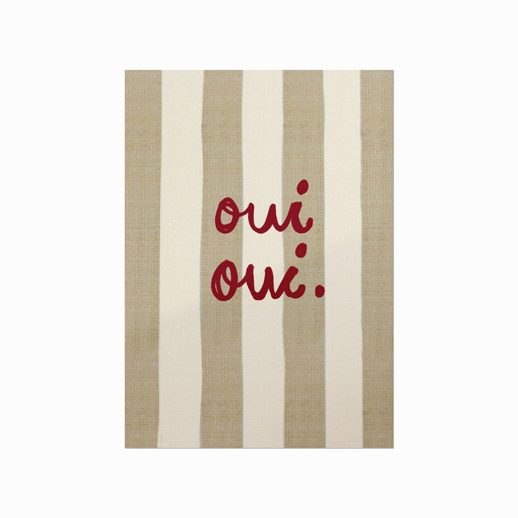 Oui Oui art poster