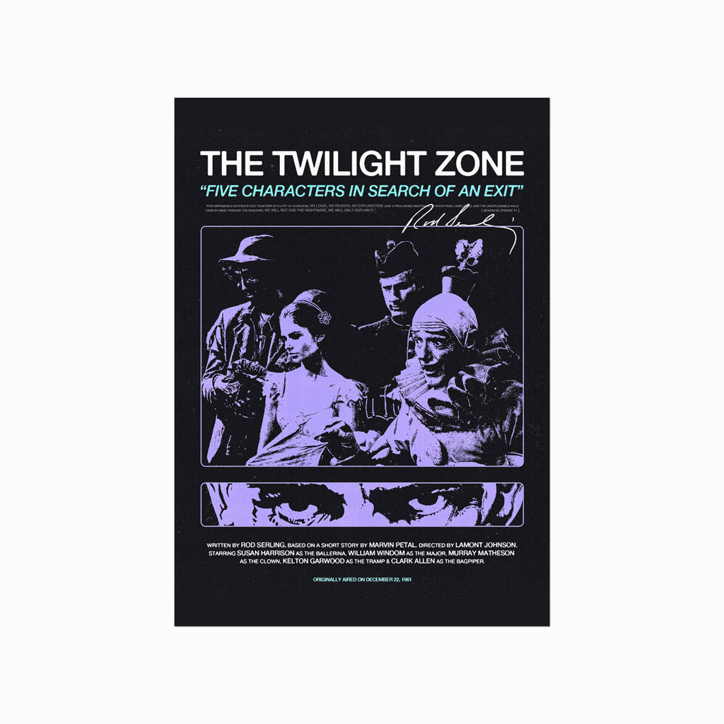 Twilight Zone – Five Characters in Search of an Exit art poster