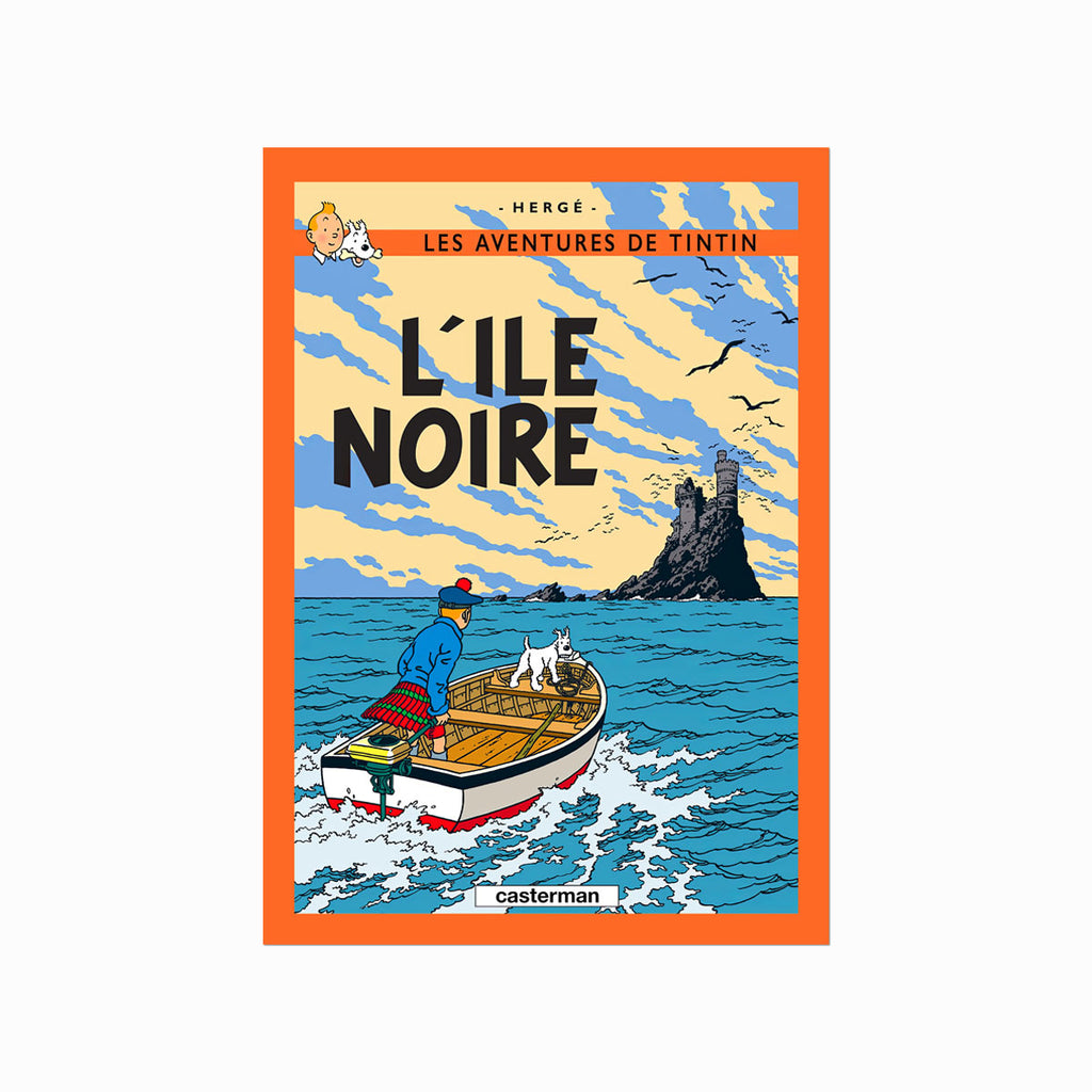 Tintin – L’Île Noire (1938) art poster