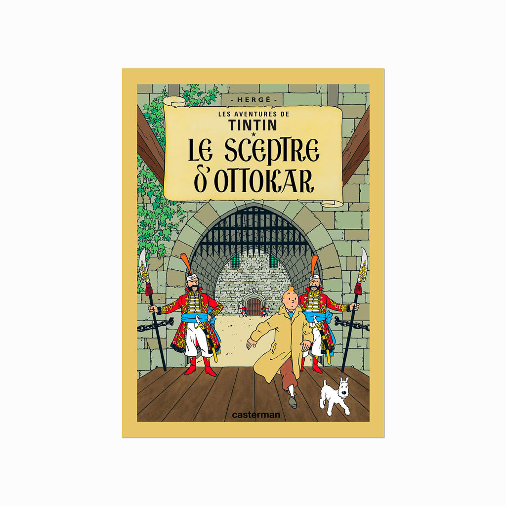 Tintin – Le Sceptre d’Ottokar (1939) art poster