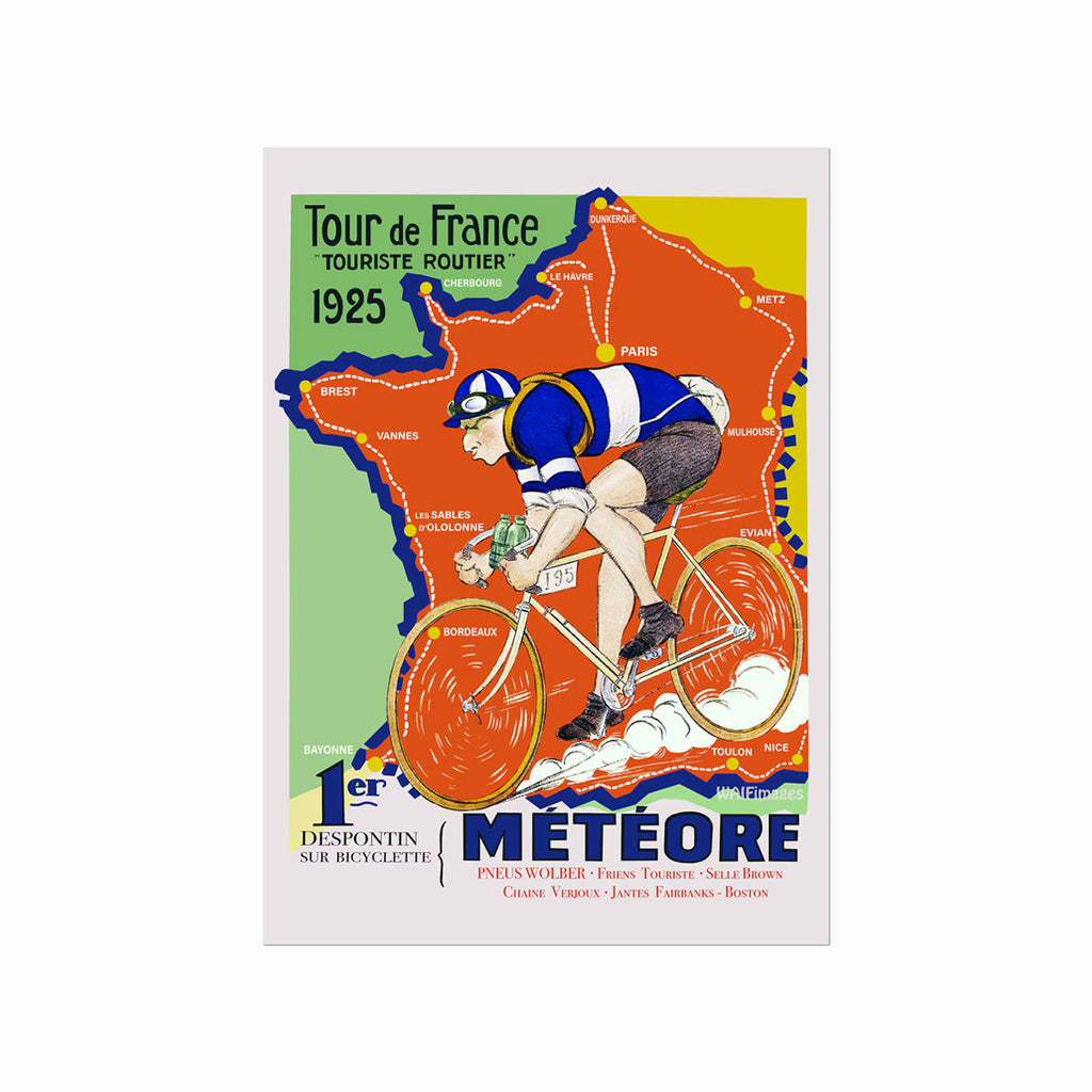 Tour de France – Touriste Routier art poster