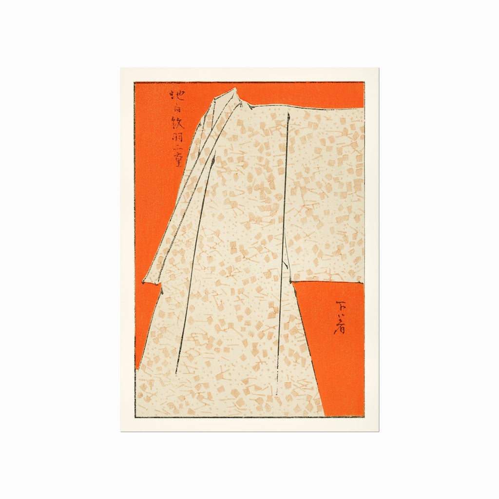 Watanabe Seitei – Kimono Robe art poster