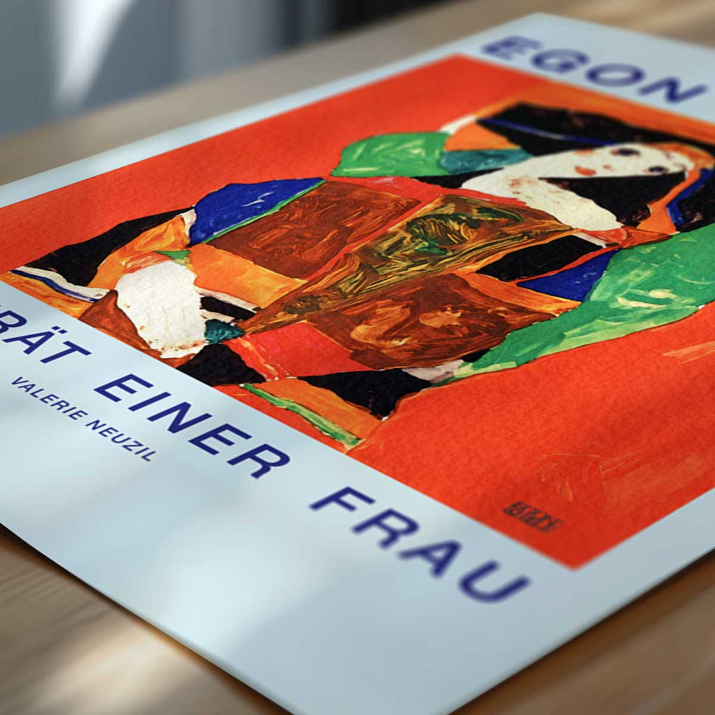 Egon Schiele – Porträt einer Frau