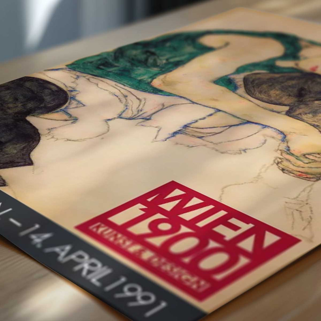 Egon Schiele – Woman Sitting (Exhibition Poster)