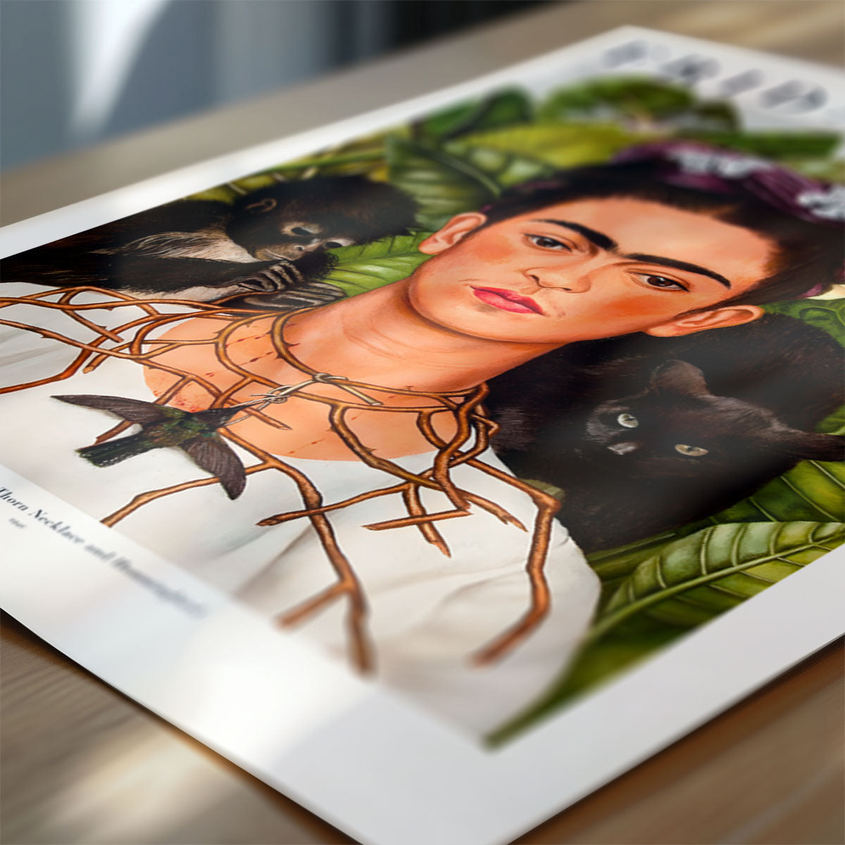 Frida Kahlo – Self Portrait with Thorn Necklace and Hummingbird
