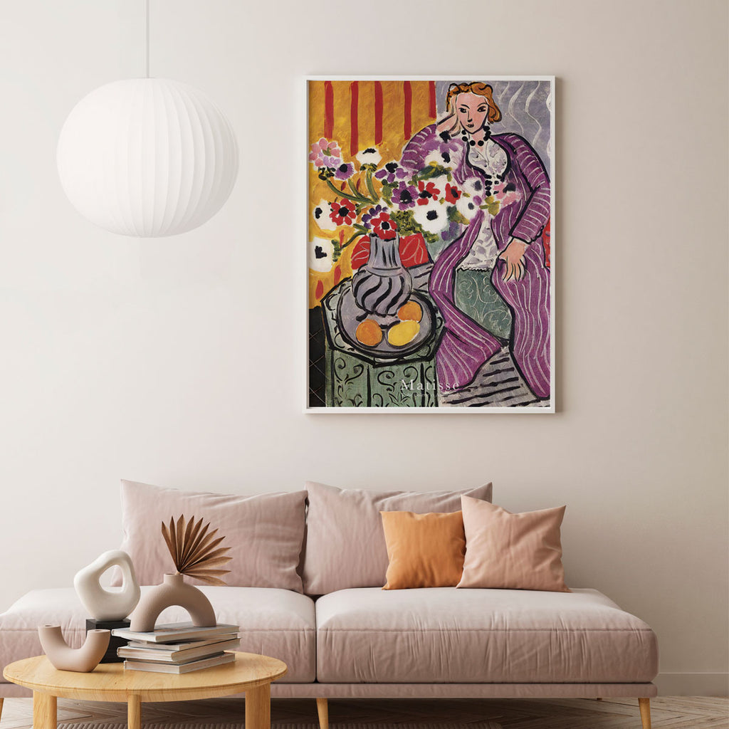 Henri Matisse – Robe violette et Anémones