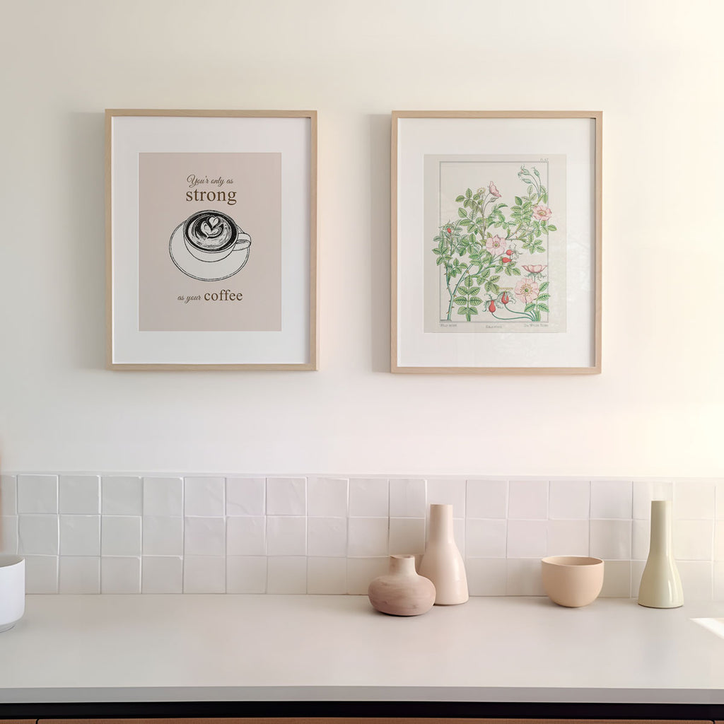 Coffee Poster – As Strong as Your Coffee