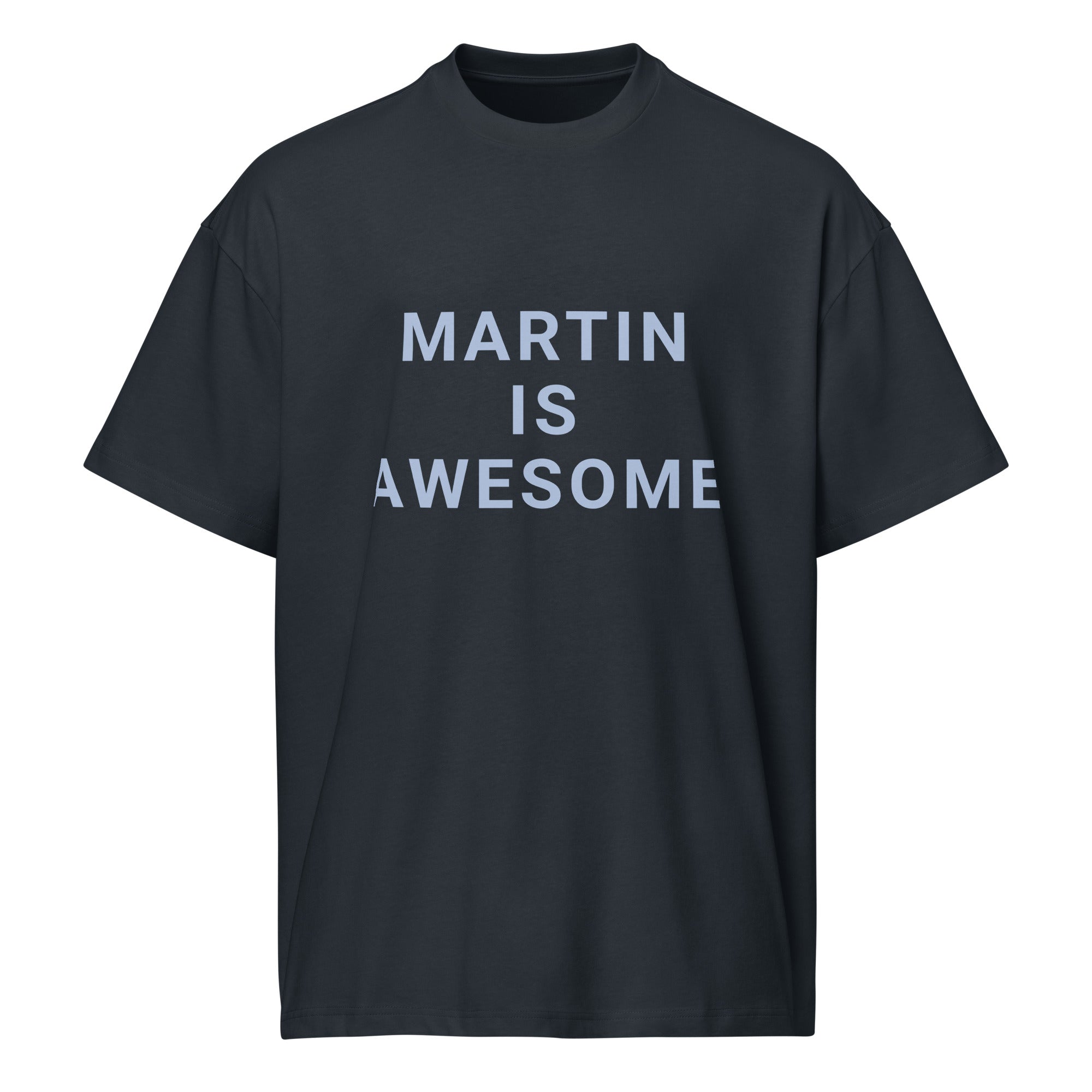 Is awesome (Navy Blue) art poster