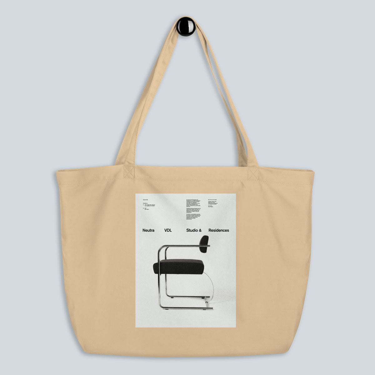 Organic Cotton Tote Bag – Bauhaus (The Chair)