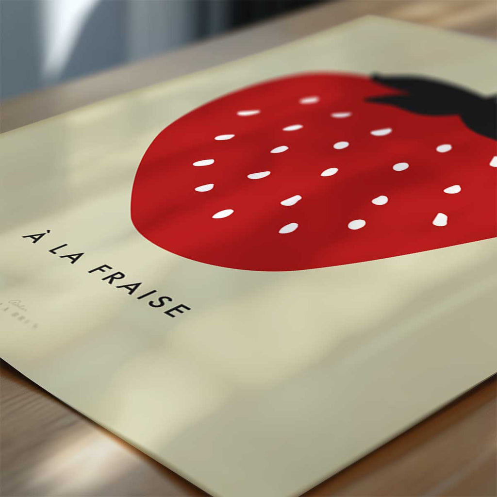 À la fraise