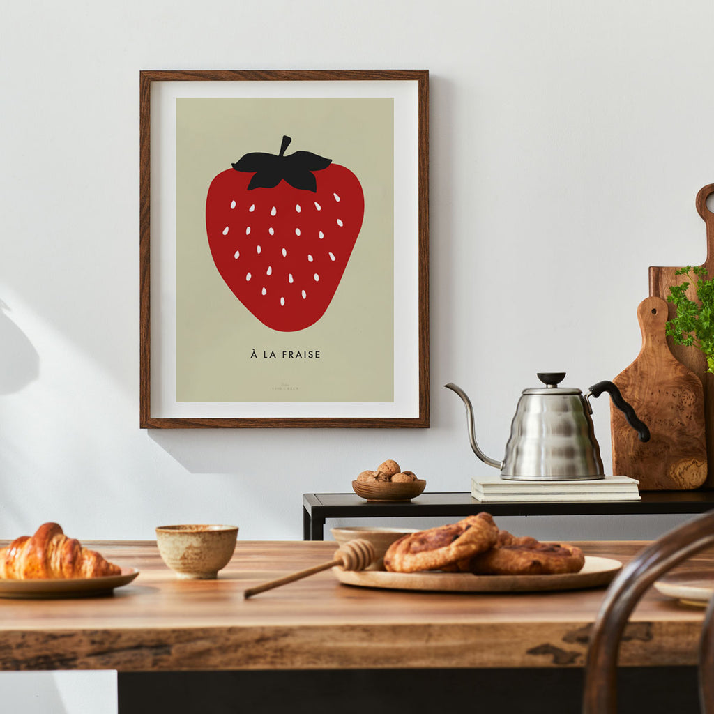 À la fraise