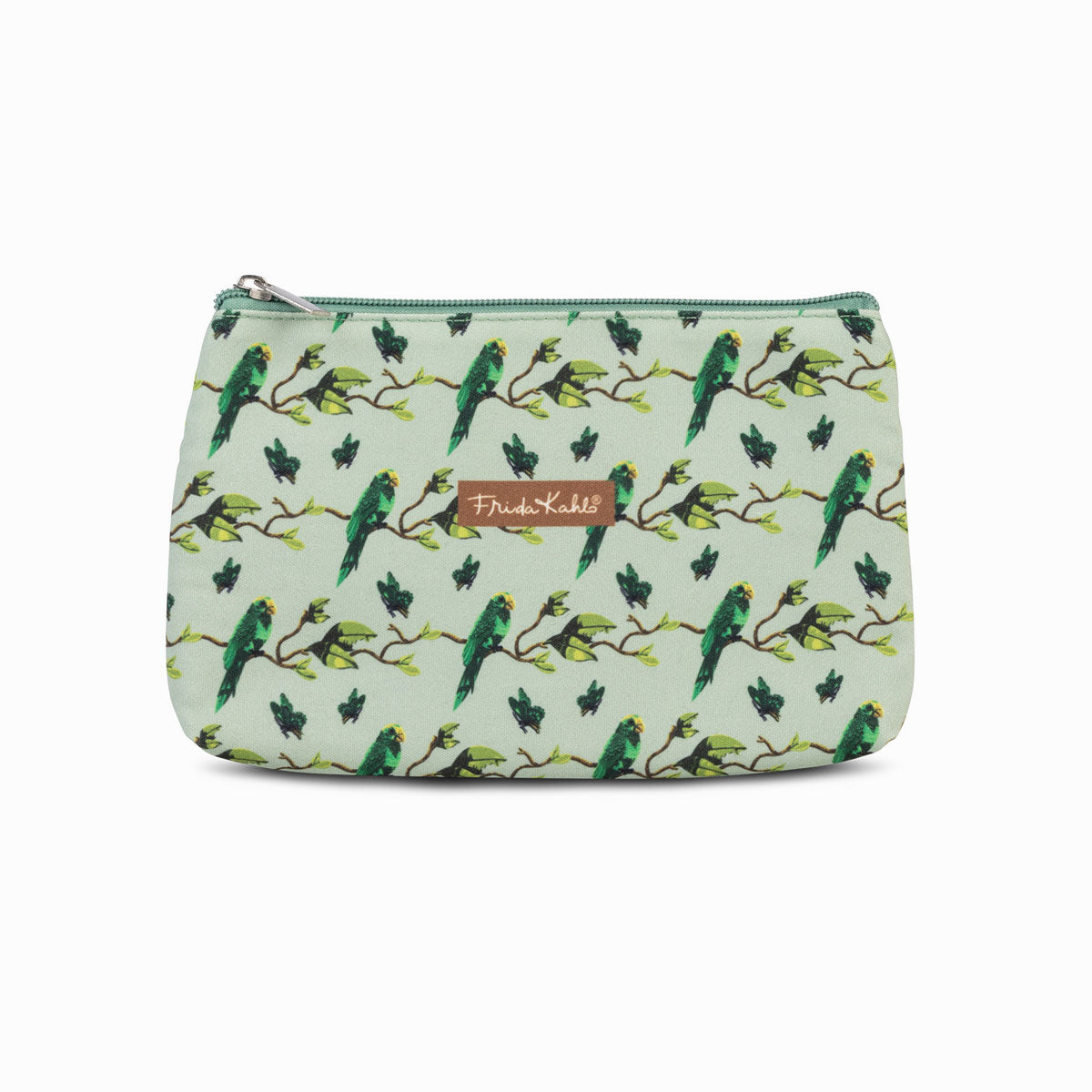 Frida Kahlo® – Kulturtasche (Set) – Lebhafter Papagei