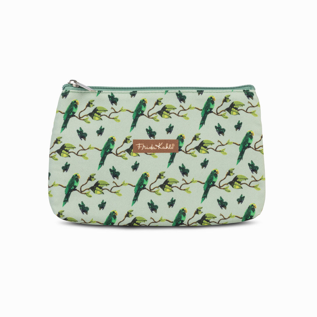 Frida Kahlo® – Cosmetic Bag (Set) - Vibrant Parrot – Produktfoto