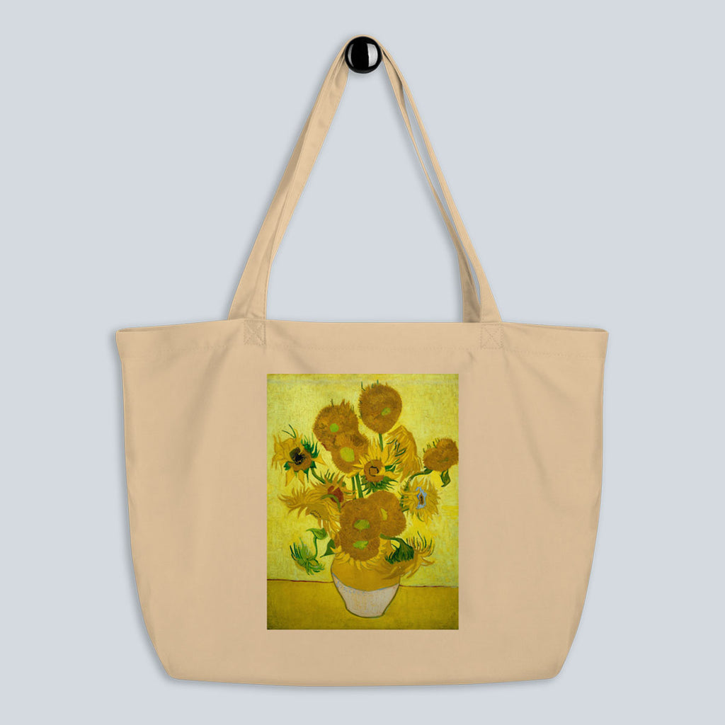 Organic Cotton Tote Bag – Vincent van Gogh (Sunflowers) – Produktfoto