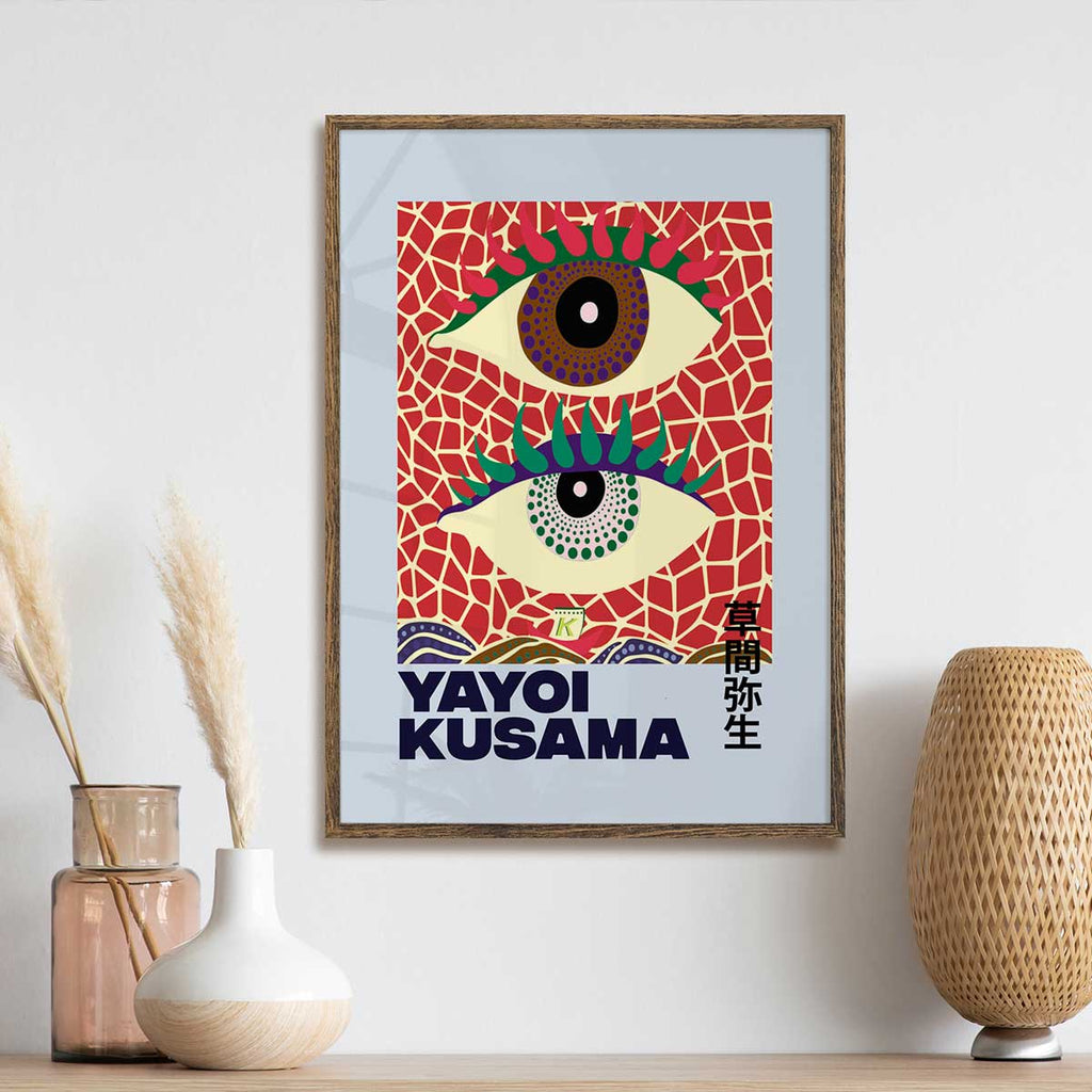 Yayoi Kusama – Augen (Blau)